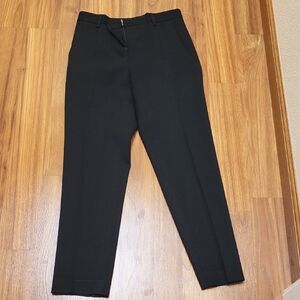Theory Black Cropped Tailored Pants